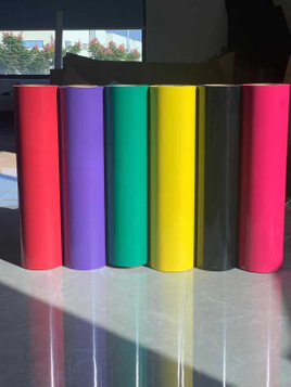 Fácil remoção de ervas daninhas vinil cortável PU flexível para têxteis