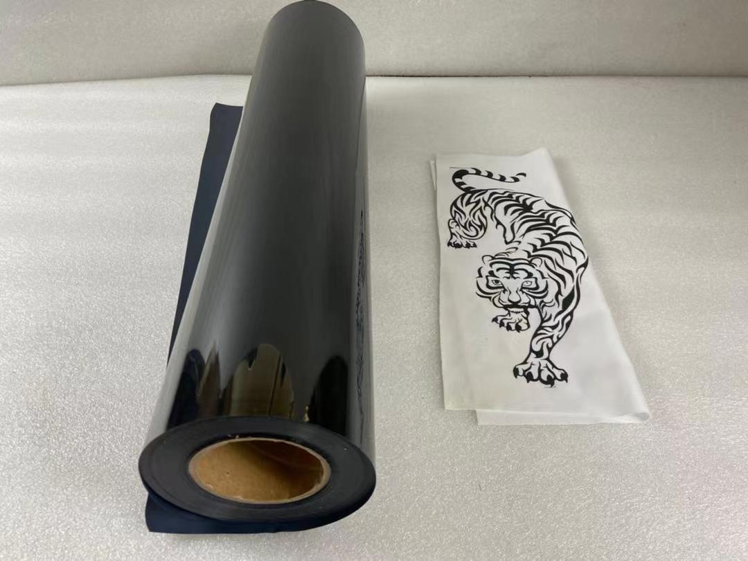 Fácil remoção de ervas daninhas vinil cortável PU flexível para têxteis
