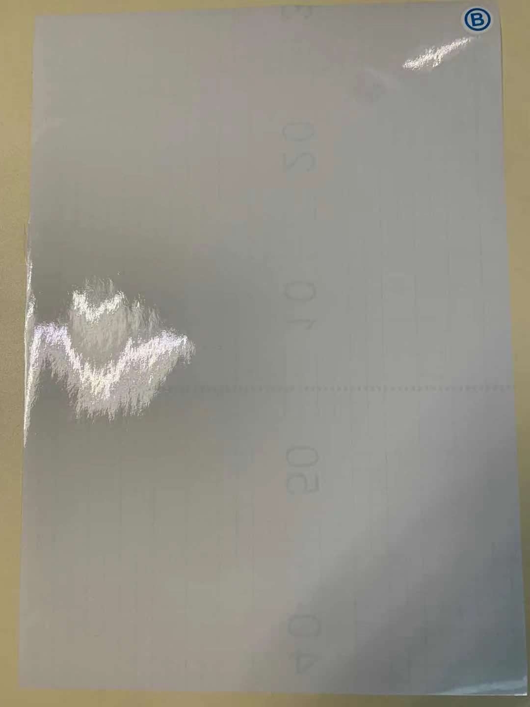 Filme UV DTF tamanho A3/A2 (conjunto de filmes A e B) UV DTF Transferência a frio/quente Filme mágico-rótulo de cristal UV para solução de transferência UV
