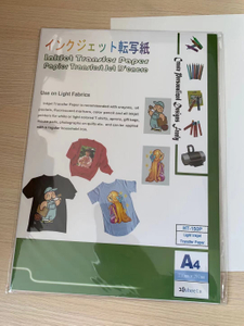 Filme de transferência de PU para impressão a jato de tinta de cor clara para impressora a jato de tinta de mesa