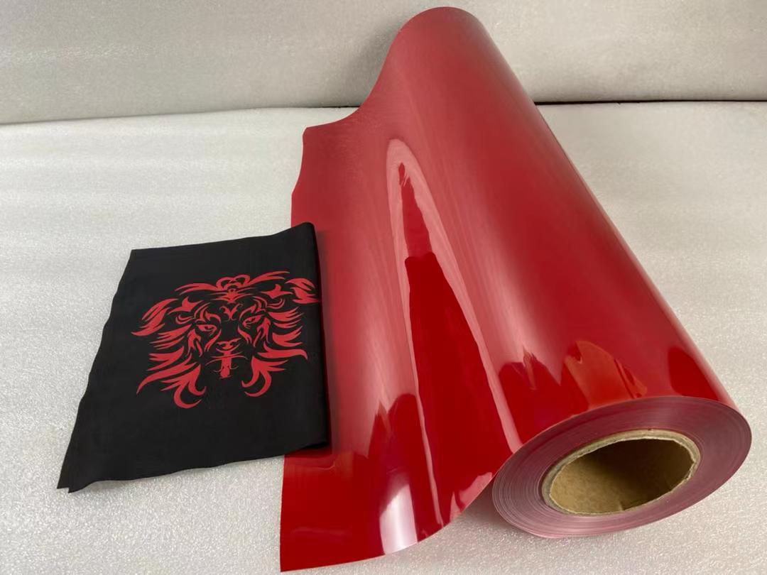 Fácil remoção de ervas daninhas vinil cortável PU flexível para têxteis
