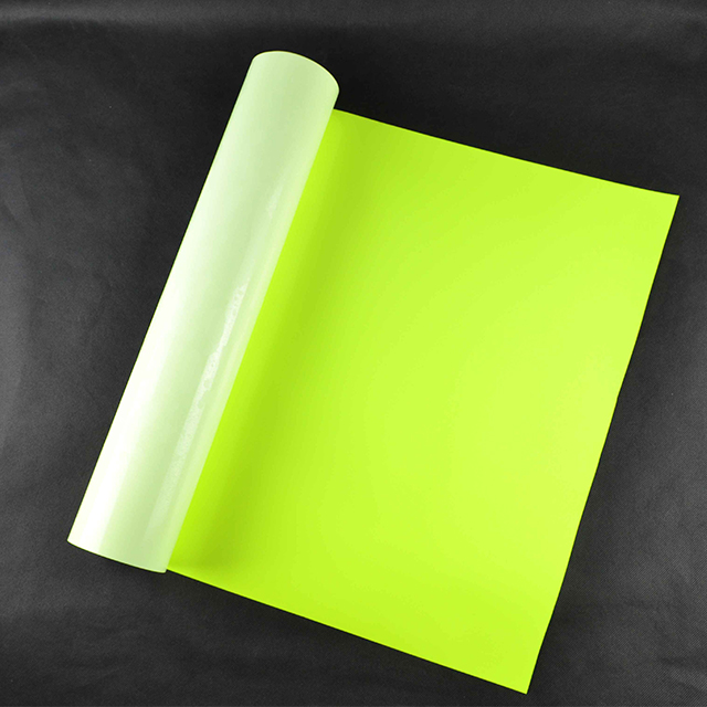 FÁCIL WEEDING FLUORESCENTE PU Flex Transferência de Calor Vinil para vestuário